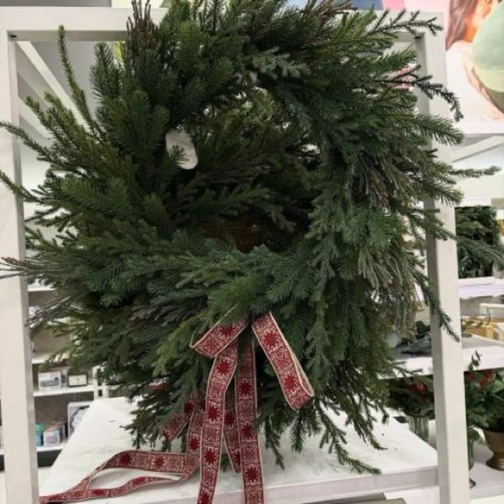 Fresh Cut Pine Holiday Wreath - Threshold™ designed with Studio  26”